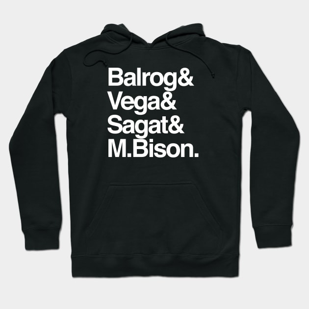 Names & The Evil Warriors Hoodie by manoystee